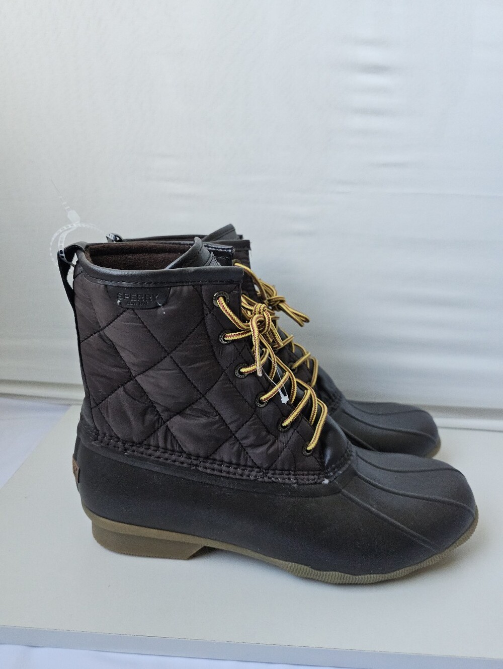 Sperry Top-Sider Men's Duck Boots Brown Quilted NWOT - Size 11 & 12 - Picture 11 of 16